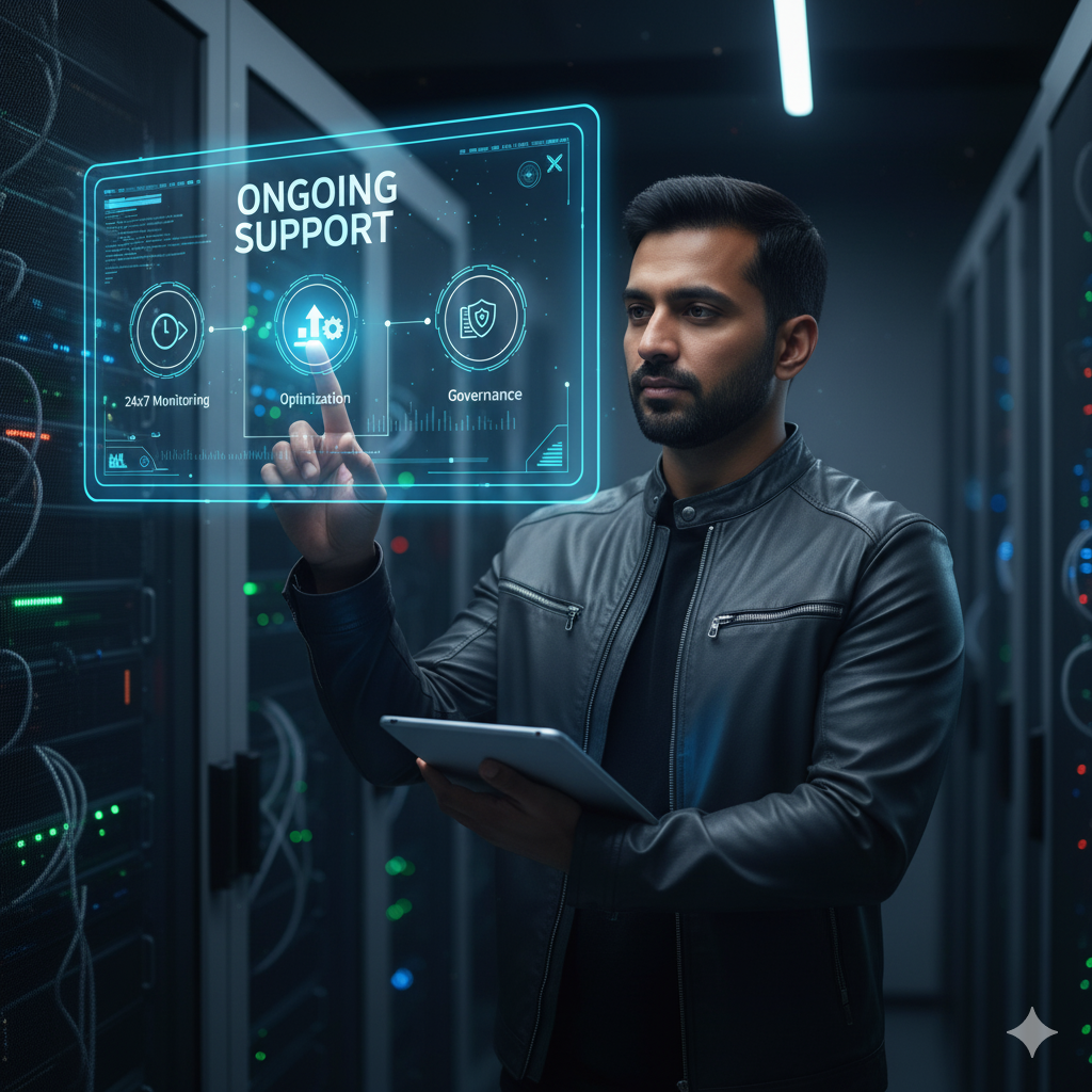 Ongoing support illustration